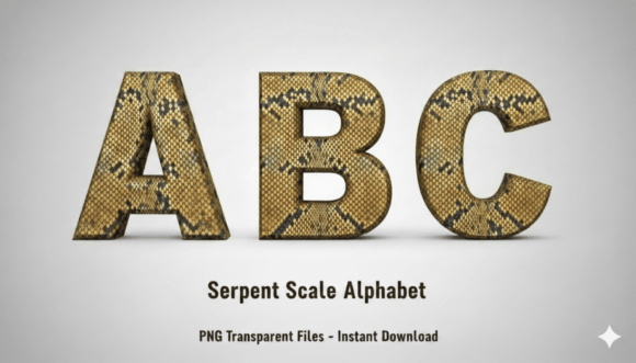 Download Serpent Scale Alphabet Collection - Serpent Collection