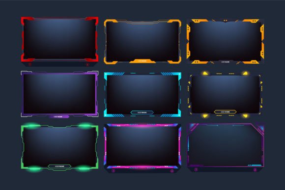 Download Live Game Screen Panel Template Set - Screen Collection