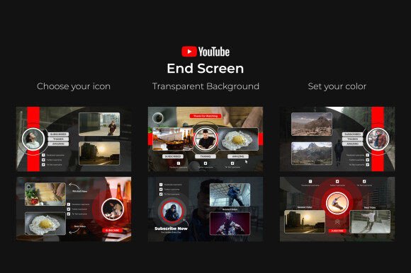 Download Youtube End Screen V2 | After Effects - Screen Collection