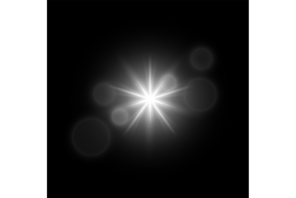 Download Shining Light Glare. Realistic Radiance - Realistic Collection