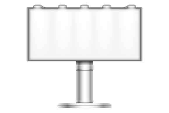 Download Realistic Billboard Mockup. Street Promo - Realistic Collection