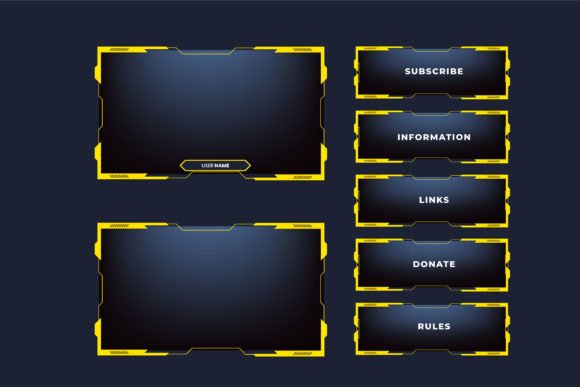 Download Screen Interface Frame Design Vector - Screen Collection