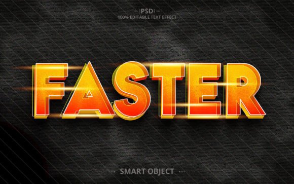 Download Faster Best Creative Font Effect Design - Creative Collection