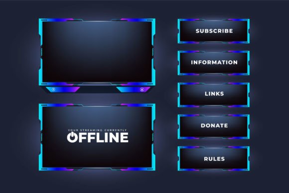 Download Online Gamer Screen Interface Vector - Screen Collection