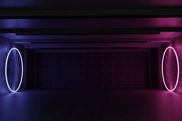Download Neon Lighting 3d Realistic Background - Realistic Collection
