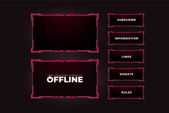 Download Futuristic Gaming Screen Design Vector - Screen Collection