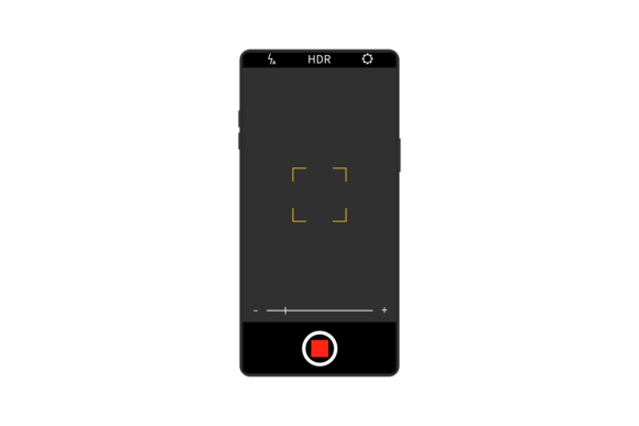 Download Realistic Camera Screen Interface on Sma - Realistic Collection